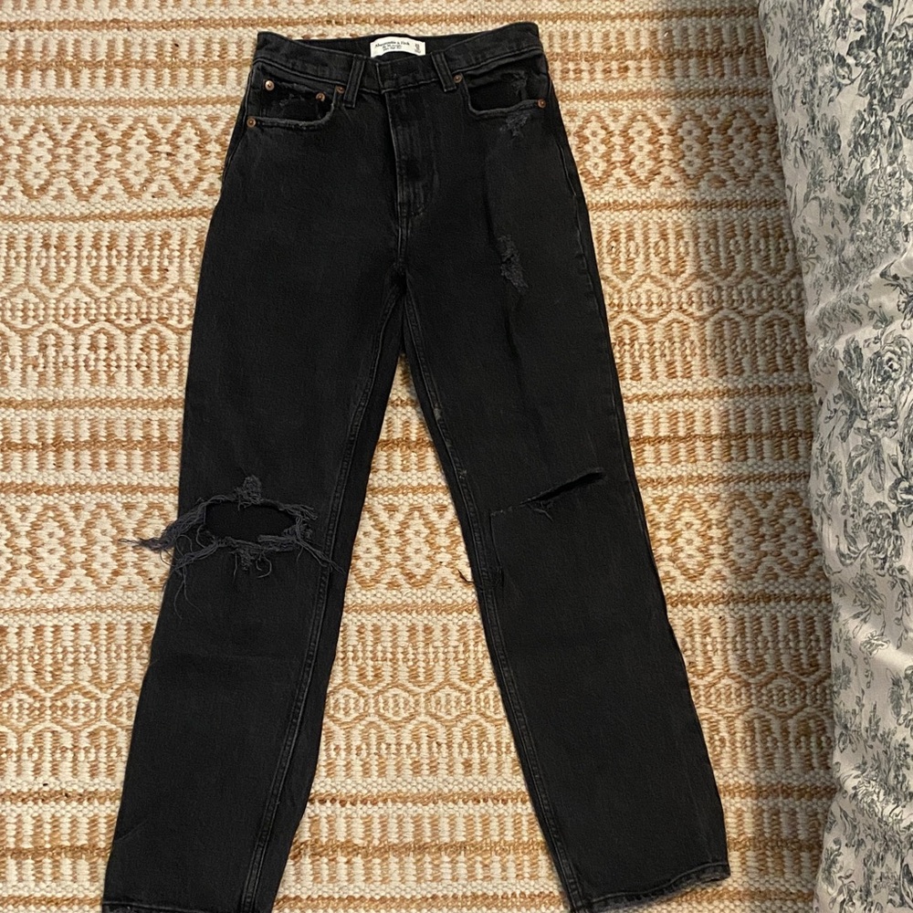 Abercrombie & Fitch The 90s straight ultra high rise size 0/25